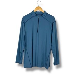 The Normal Brand Performance Tech Pullover XL Blue Long Sleeve 1/4 Zip Golf
